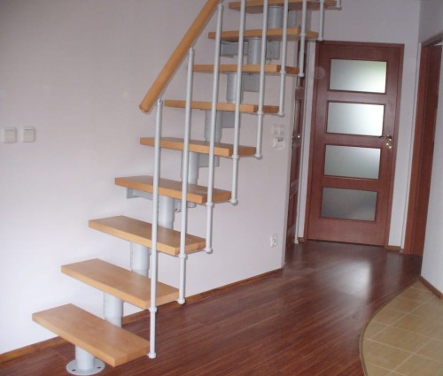 Stairs modular CORA model Mix 09 L-90 13 pieces