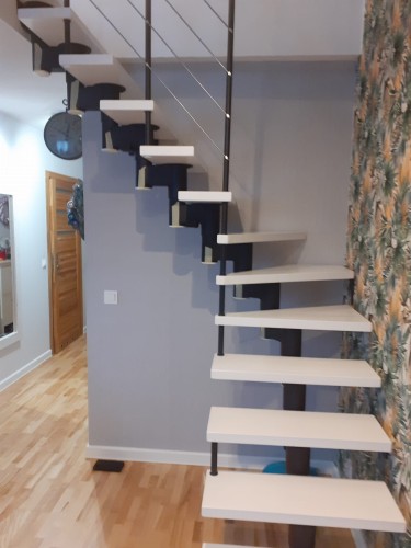 Stairs modular CORA model Mix 08 L-90 14 elements