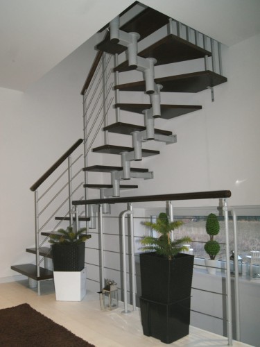 Modulare Treppe Modell CORA Mix extra 06 U-180 15 Elemente