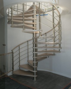  Stairs spiral CORA model Bavaria vertical 04 190 cm 