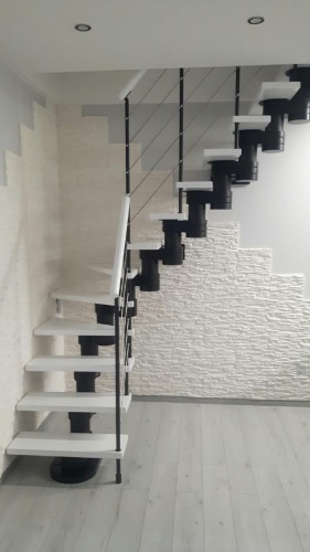  Wooden stairs CORA model Moreno 180 08 L-90 15 elements 