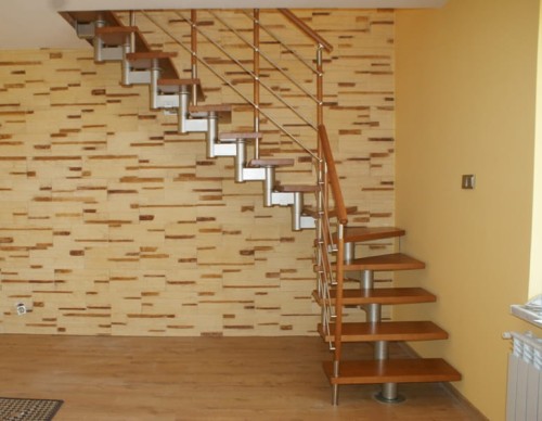 Metalltreppe Modell CORA Mix 200 Lux L-90 12 Elemente