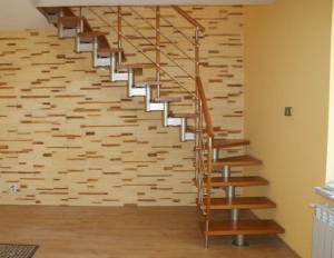 Metal stairs CORA model Mix 180 lux L-90 12 elements