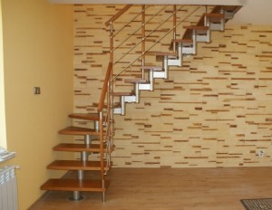 Metal stairs CORA model Mix 180 lux L-90 13 elements