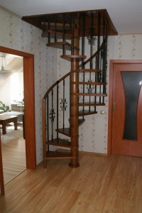  Špirálové schody CORA model Berlin kované 130 cm - ŽIADAJTE CENU! 