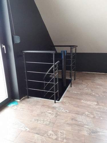 Balustrada metalowa do schodów kręconych BARDA model AGA 01