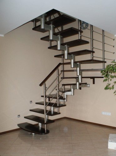 Metal stairs CORA model Mix 180 vertical U-180 15 elements