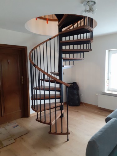  Spiral stairs CORA model Oslo 00 S 150 cm 