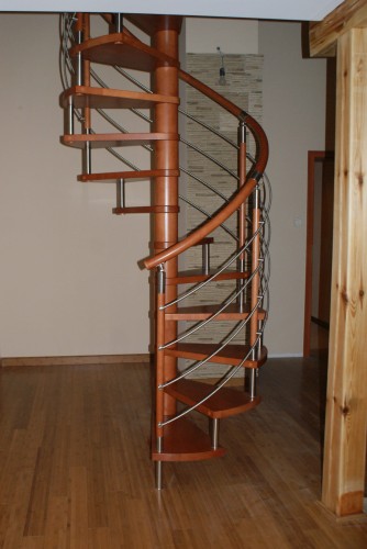 Stairs spiral CORA model Bavaria vertical 03 120 cm