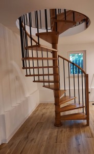  Stairs spiral CORA model Berlin 00 S 160 cm 