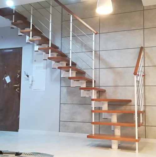 Schody modułowe CORA model Mix extra 05 L-90 12 elementów