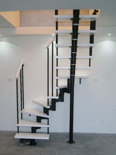 Modulare Treppe Modell CORA Mix extra 08 U-180 15 Elemente