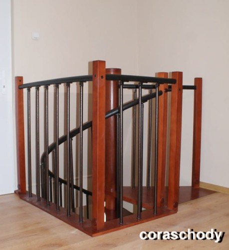  Balustrada metalowa do schodów kręconych CORA model Berlin 00