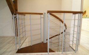 Metallgeländer für Wendeltreppe CORA Modell Bawaria 02 S