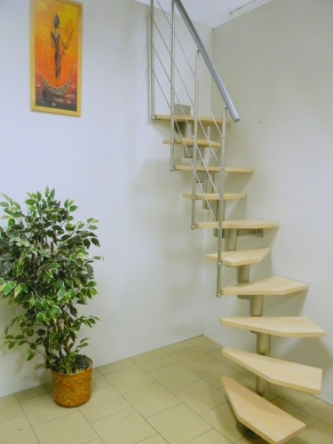  Kovové schody CORA model Lima 02 12 prvků 