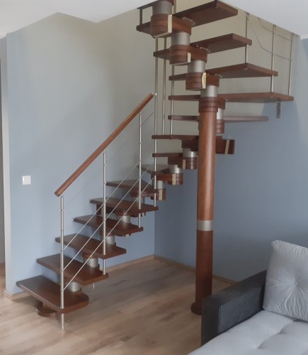  Schody drewniane CORA model Moreno 220 U-180 13 elementów 