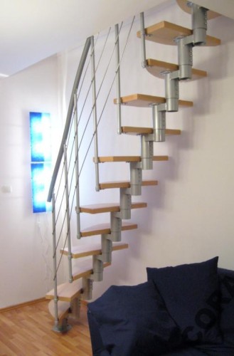 Schody modułowe CORA model Gaza extra 02 12 elementów