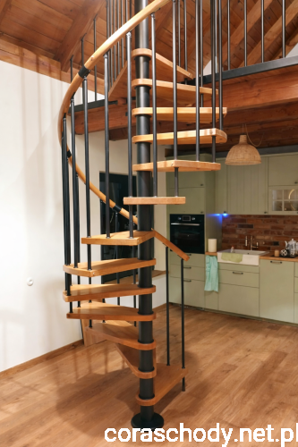  Schody spiralne CORA model Madryt 00 S 120 cm 