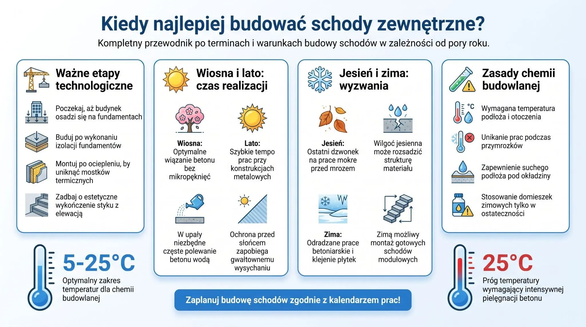 Kiedy najlepiej budować schody zewnętrzne?